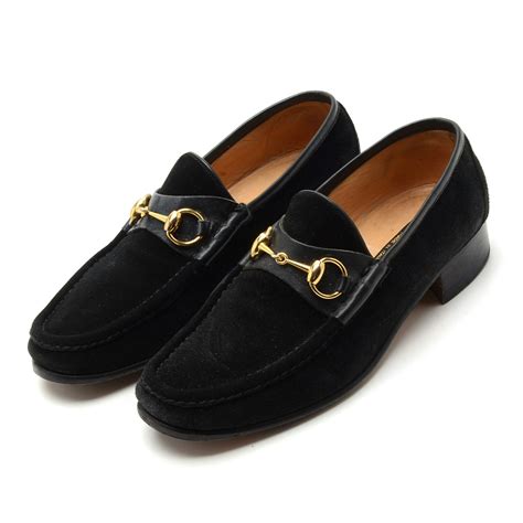 mens gucci loafers gold|gucci suede loafers for men.